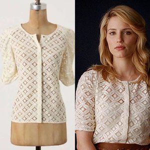 aso quinn fabray: anthropologie back porch blouse